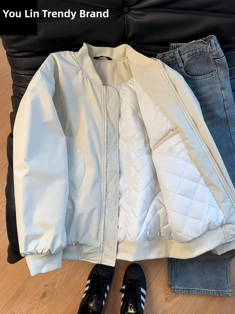 

Мужская куртка-бомбер American Sle Pilot из хлопка для осени и зимы, с молнией, молодежный стиль