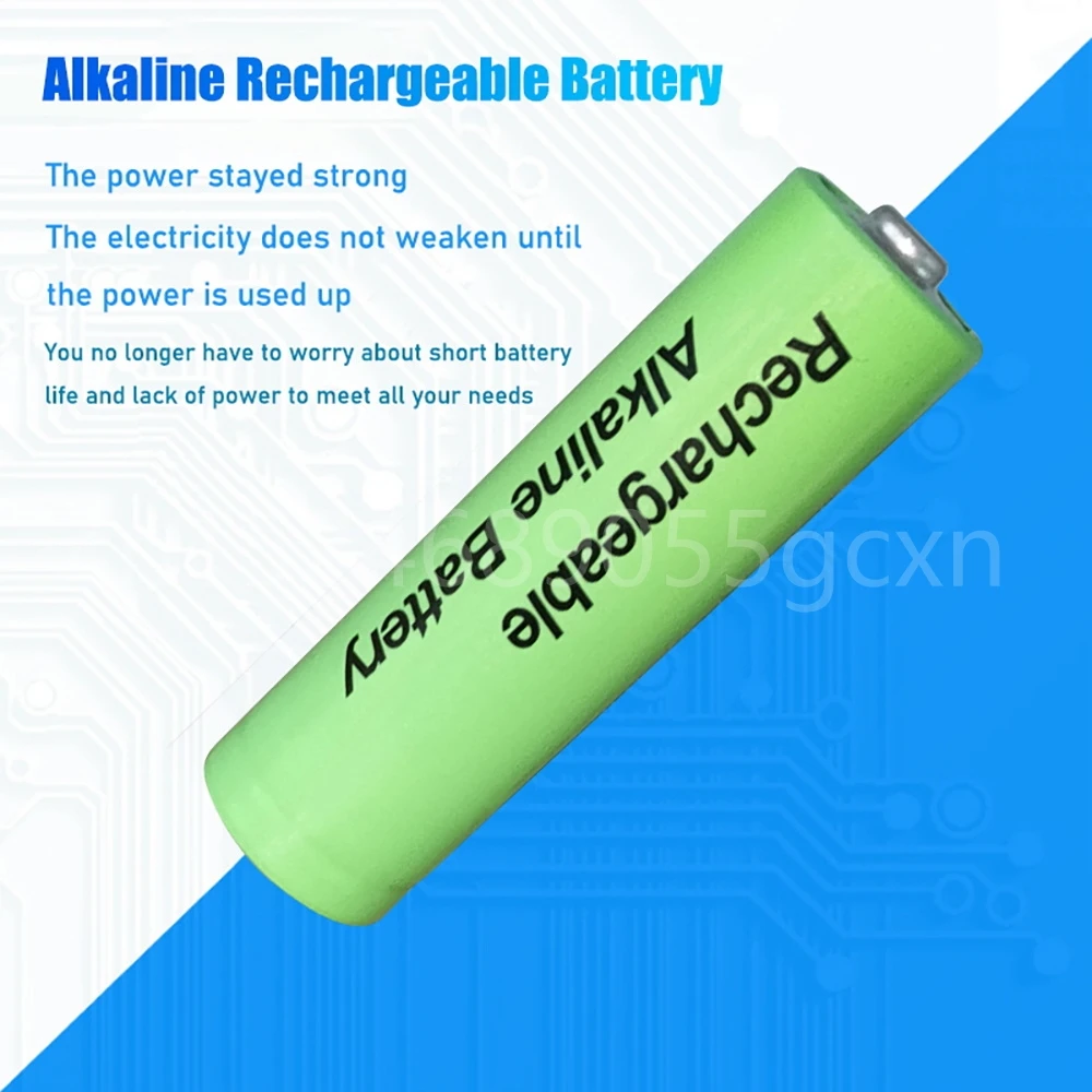 1-2 قطعة العلامة التجارية الجديدة AA بطارية قابلة للشحن 3000mah 1.5V بطارية قلوية جديدة قابلة للشحن للضوء Led لعبة Mp3