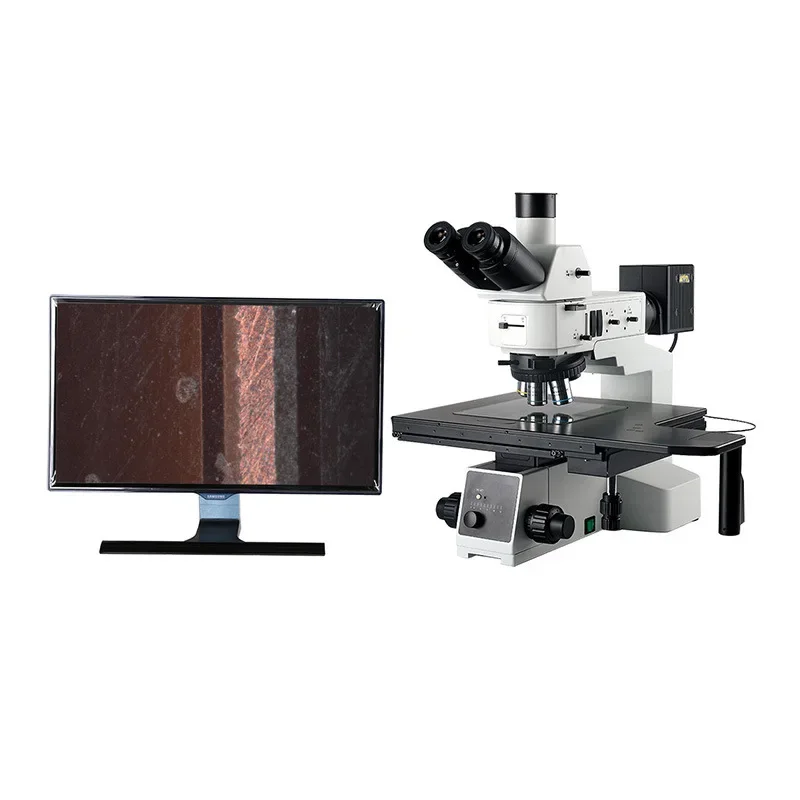 Metallographic microscope, differential interference high power upright metallographic microscope MX8R