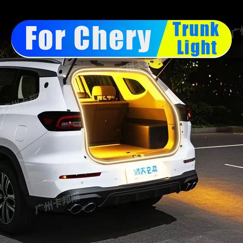 Imagen 2 del producto Adecuado para Chery Arrizo Tiggo 7 Tiggo 5X Tiggo 8 Jetour luz de maletero luces de ambiente iluminación de maletero de coche modificación de lámpara de coche