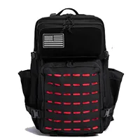 50L Sturdy  Tactical Backpack Bag Hunting MOLLE Backpack GYM Backpack Outdoor Hiking Rucksack Witch 2 Bottle Holders