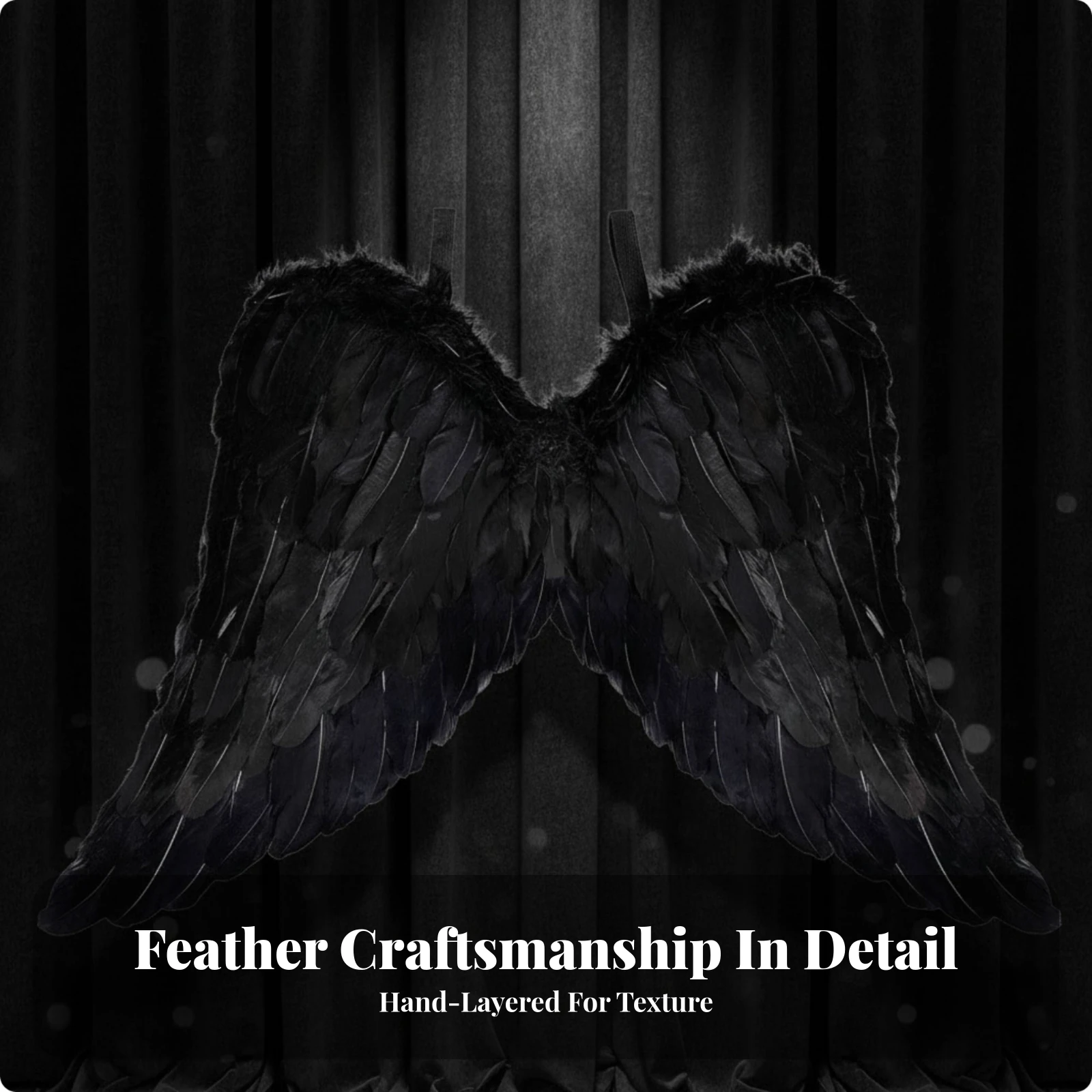 Angel Costume Wings Feathered Angel Wings Soft Cosplay for Cosplayers, Stage Performances, Photography