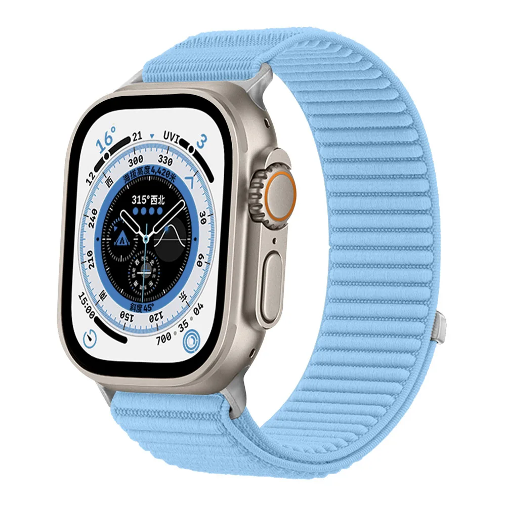 Nylon-Schlaufenarmband für Apple Watch Ultra 3 2 49 mm Band 45 mm 44 mm 41 mm 40 mm 38 Armband iWatch Serie 11 10 42 46 mm 9 8 7 6 SE 5 4 – Detail 12