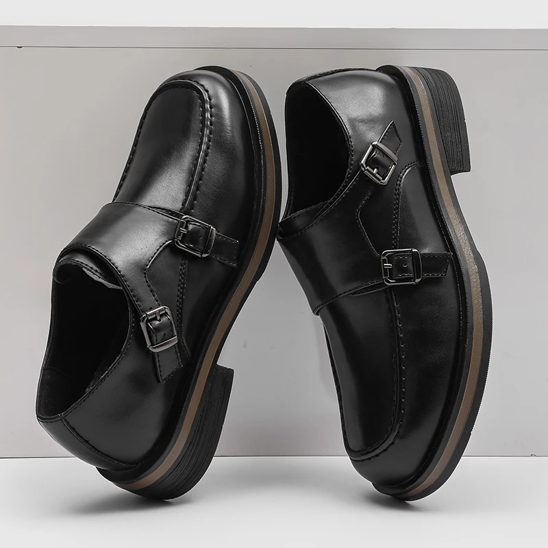 

Хит продаж, классические мужские кожаные туфли, роскошная обувь дерби с толстой подошвой и увеличивающей рост для офиса и бизнеса