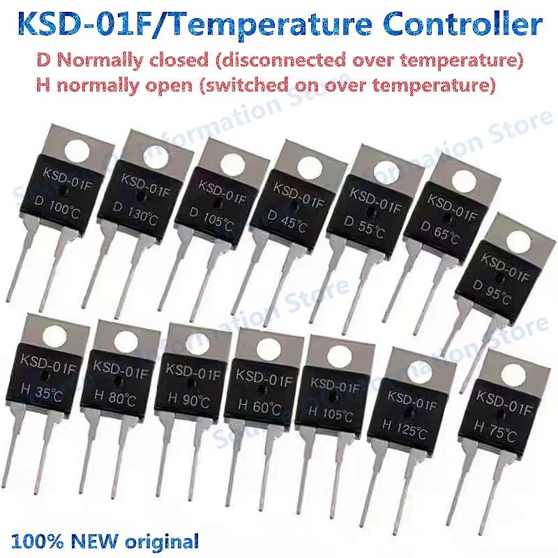 

KSD-01F/Temperature switch thermostat 45/55/65/75/80/85°C