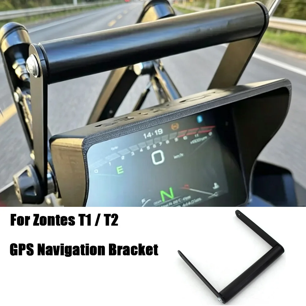

For Zontes T1 / T2 Motorcycle Navigation Support Accessories T1 / T2 Phone Holder Stand GPS Navigation Plate Bracket