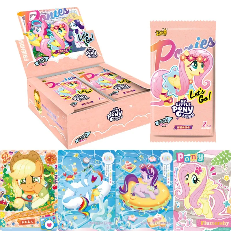 

KAYOU Genuine My Little Pony Card Friendship Eternal Series Fun Movie Pack Cute Funny Party Princess Anime Collectible Card Toys