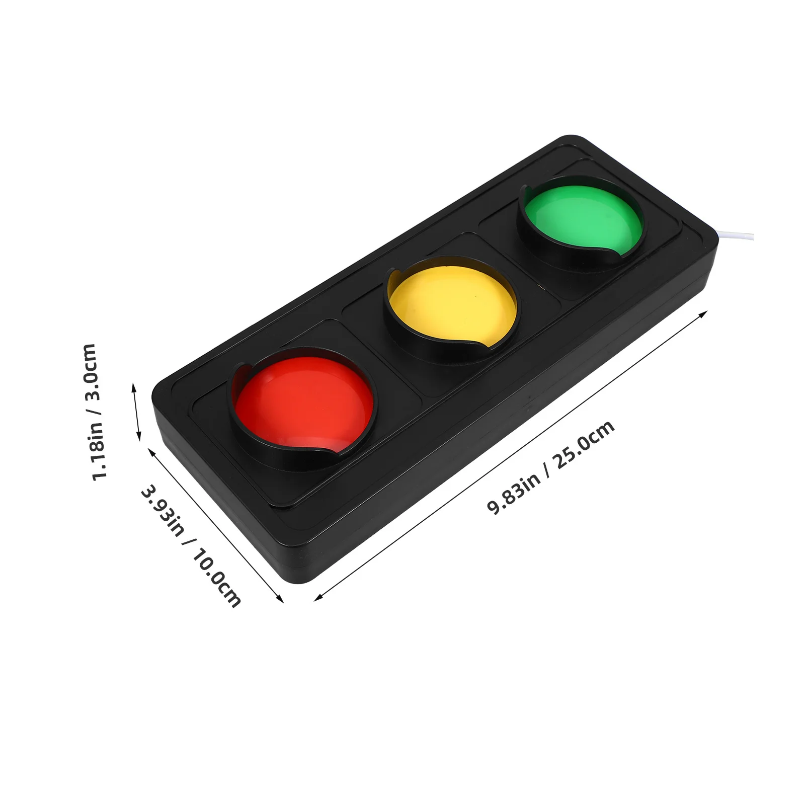 Led Traffic Signal Wall Light Yellow Indicator For Office Home Study Room Desk Status Lamp Workstation Communication