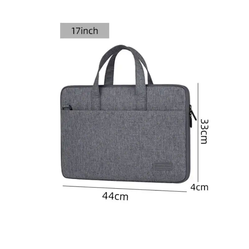 حقيبة كمبيوتر محمول مقاس 17 بوصة، حقائب كمبيوتر محمول لجهاز MacBook Air Pro Notebook Sleeve PackTravel Business Briefcase Handbag