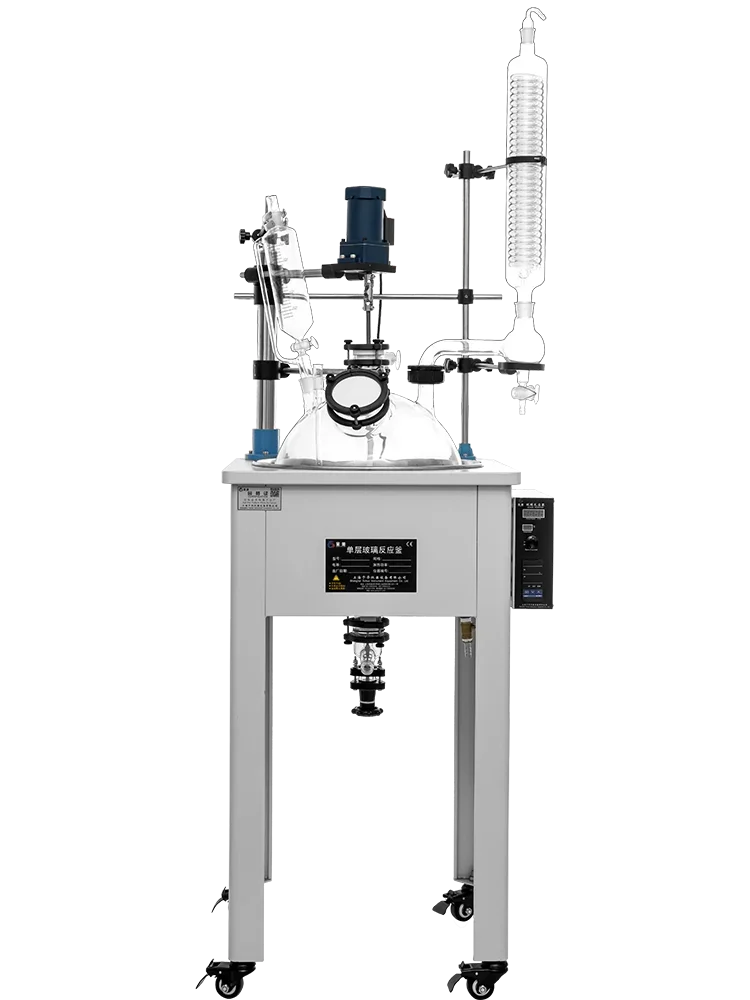 Single-layer glass reactor laboratory Small high temperature and pressure jacket electric heater 1L 2L 3L 5L 10L 20L 30L 50L