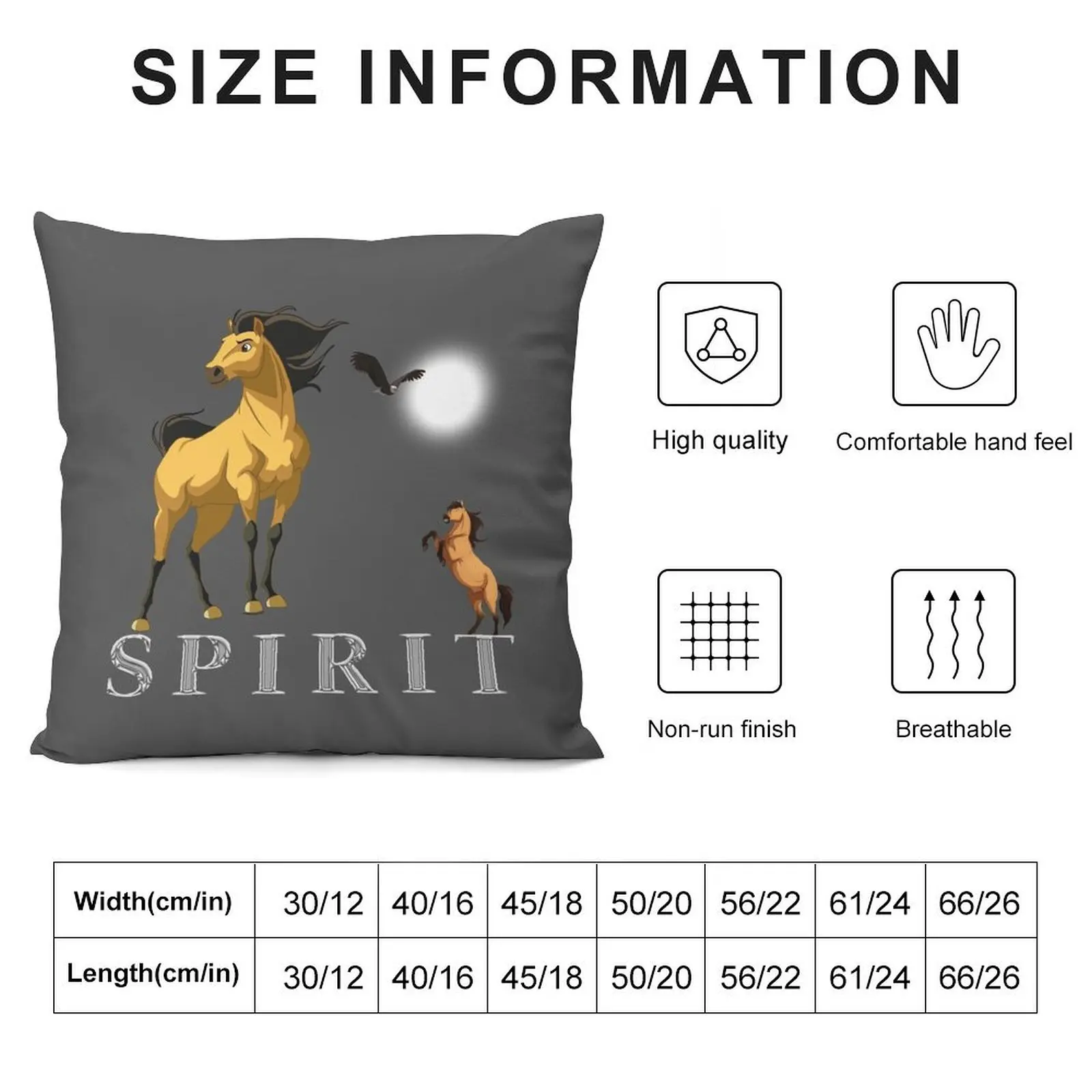 Spirit: Stallion of the Cimarron Throw Pillow Luxury Cushion Cover christmas cushions covers pillow