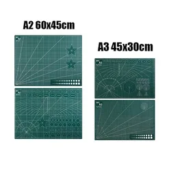 PVC 커팅 매트 패드, 양면 패치워크 컷 패드, 패치워크 도구, 수동 DIY 모델 도구, 커팅 보드, A2, A3, 3mm 두께