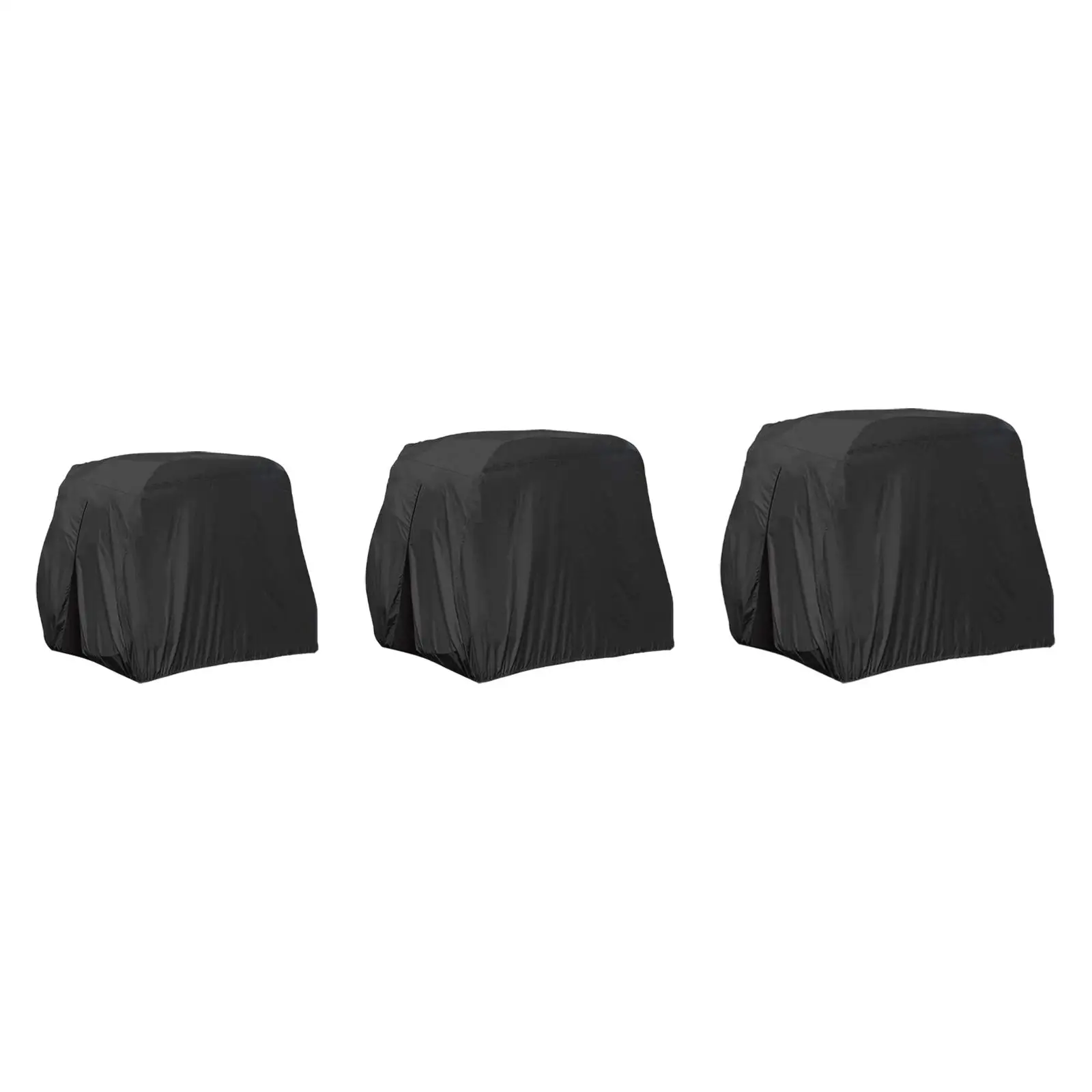 

4 Passenger Golf Cart Cover, with Back Cover, Weatherproof 210D Dustproof Oxford