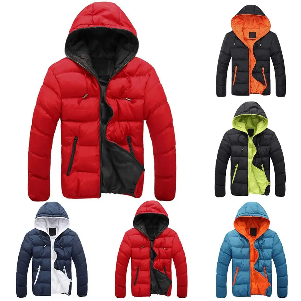 2023 Winter Warm Thick Parkas Coat Male Casual Windproof Overcoats Jacket Hooded Jacket Men Outwear Clothing coat