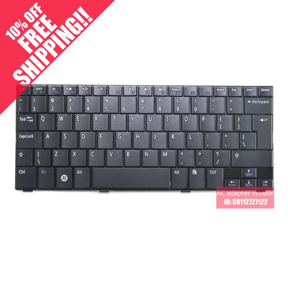 FOR DELL Inspiron MINI10 1010 1011 PP19S laptop keyboard