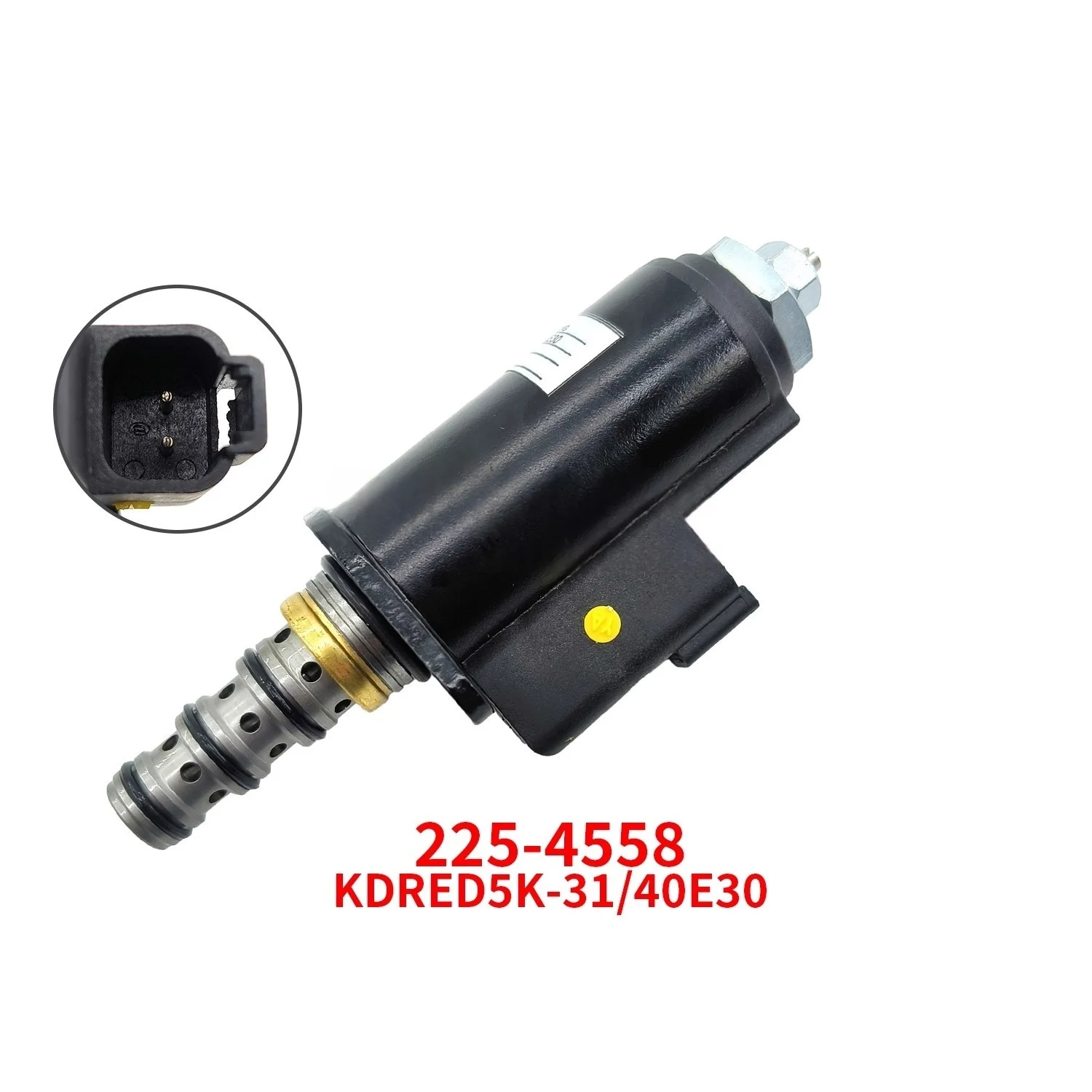 225-4558 walking linear proportional solenoid valve KDRDE5K-31/40E30-116A is suitable for Caterpillar excavators