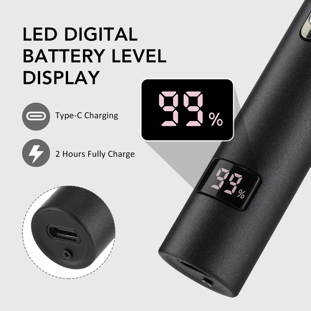 3 في 1 الكهربائية الأنف والأذن الشعر المتقلب مجموعة إزالة غير مؤلم ماكينة حلاقة اللحية رجل امرأة السوالف الحاجب الوجه الشعر المتقلب الحلاقة #5