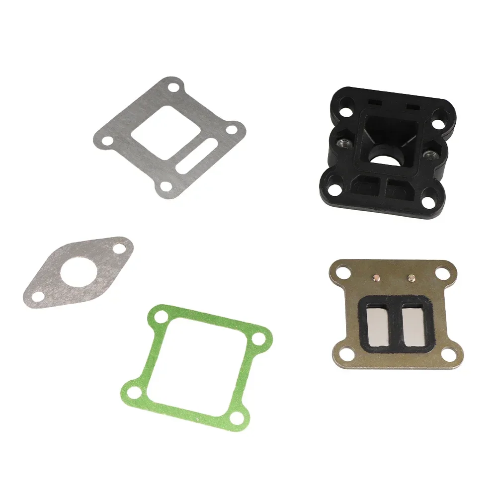 

Motorcycle Intake Manifold Gasket Carburetor Reed Valve for 47cc 49cc 2 Stroke Mini Motorcycle ATV Quad Off-Road Pocket Bicycle