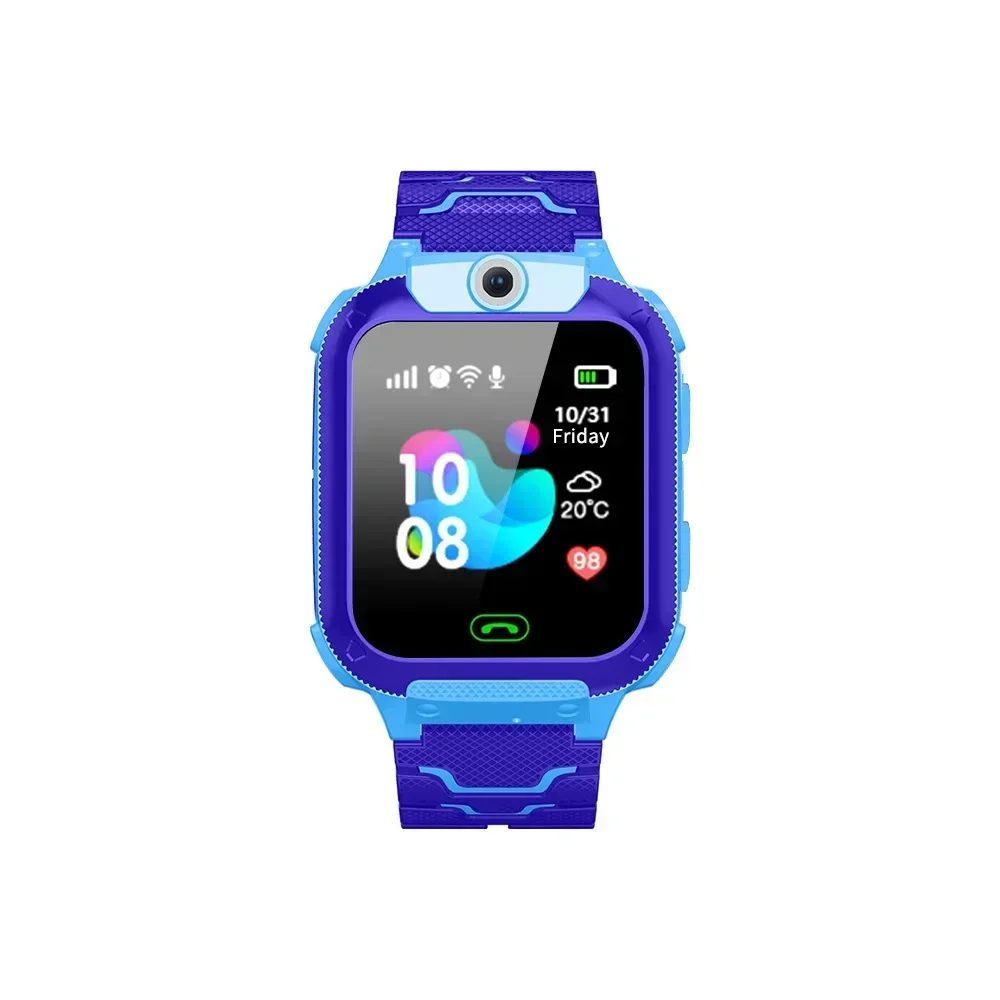Lenovo 2027 Neue 5G Kinder Smartwatch GPS-Ortung SIM-Karte Anruf SOS Kamera Wasserdichte Kinderuhr für Jungen Mädchen Geschenk