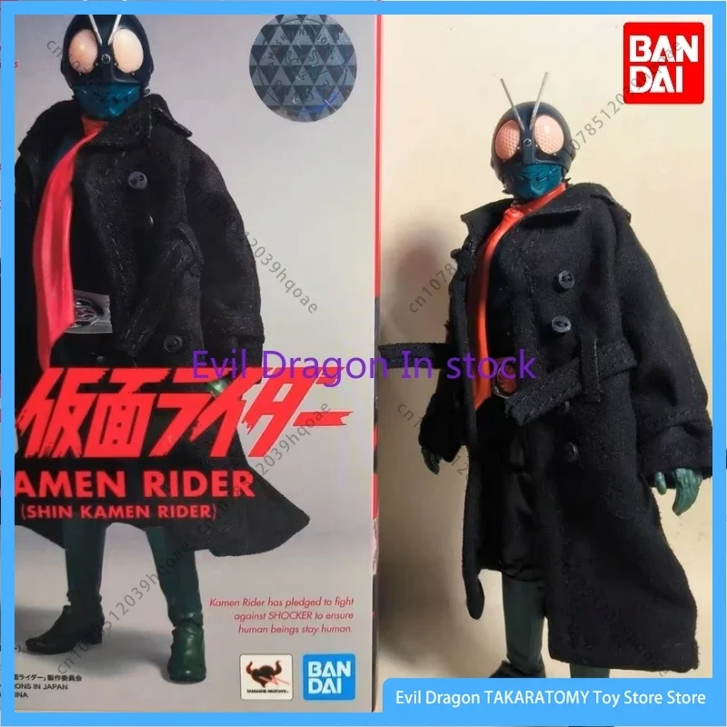 In Stock Bandai Spirits S.h.figuarts Shf Kamen Rider No 1 Coat Hideaki Anno Anime Action Figure Model Gift Toy