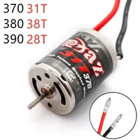 370/380/390 Brushed Motor DC Motor for 1/10 1/12 1/14 1/16 1/18 1/24 RC Crawler Car AXIAL SCX24 Tamiya Wltoys WPL MN HSP RGT