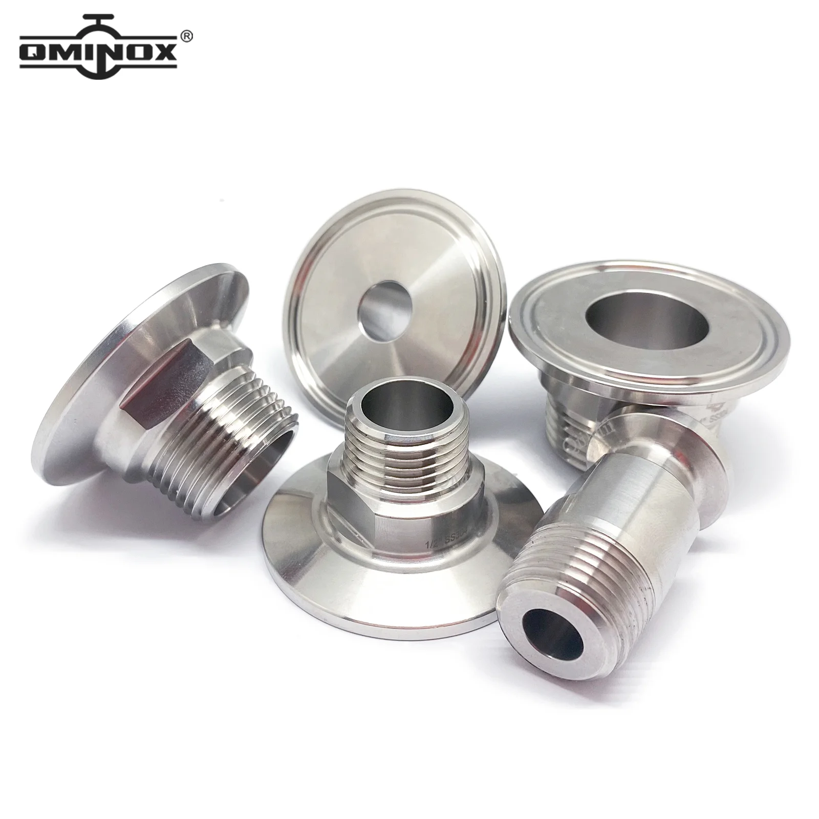 SS304 Tri clamp NPT Male adapter stainless steel clamp male NPT fittings 1/4\