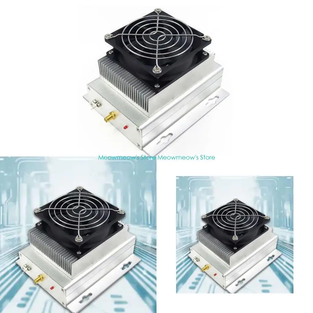 Amplificador RF W91A ISC43224, rango frecuencia banda ancha 1-200MHz, 25W, potente para sistemas comunicación