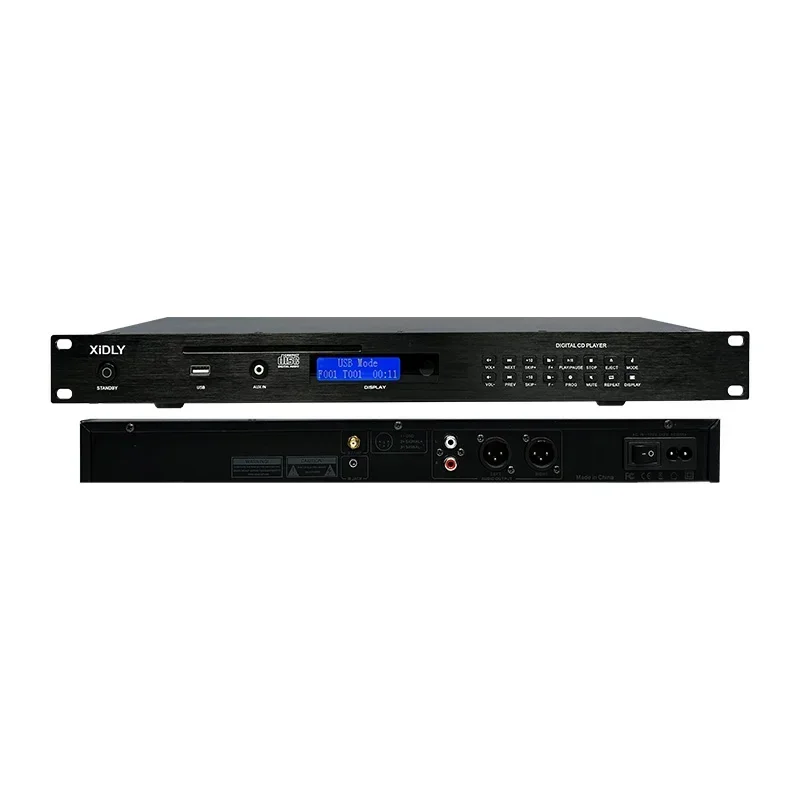 YYHC- Digital 1U Rackmount CD player with USB Blue tooth