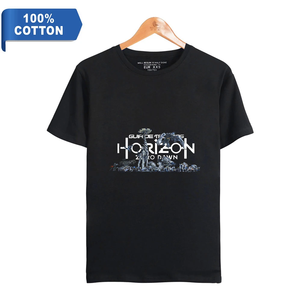 Horizon Forbidden West 100% Cotton T-shirt Women Men O-Neck Short Sleeve Tshirt Fashion Streetwear Summer Clothes