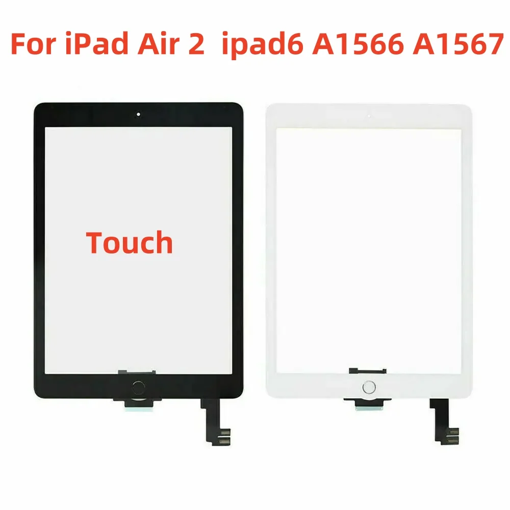 

Сенсорный экран для IPad6 Air2 A1567 A1566 9,7 "сенсорный экран, дигитайзер, переднее стекло, запасные части