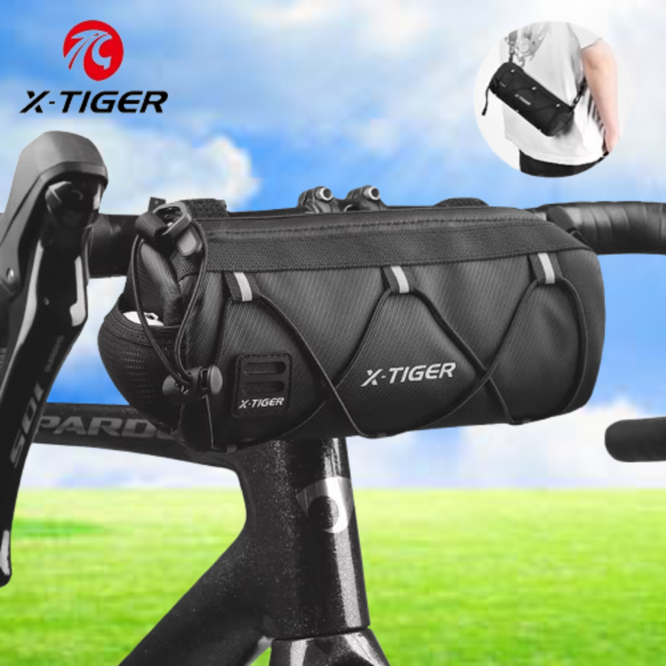  X-TIGE Cycling Bike Bag Handlebar Multi-Purpose Waterproof MTB Road Bike Frame Tube Bag Shoulder Bag Rucksack Tote Bag Bike Bag 