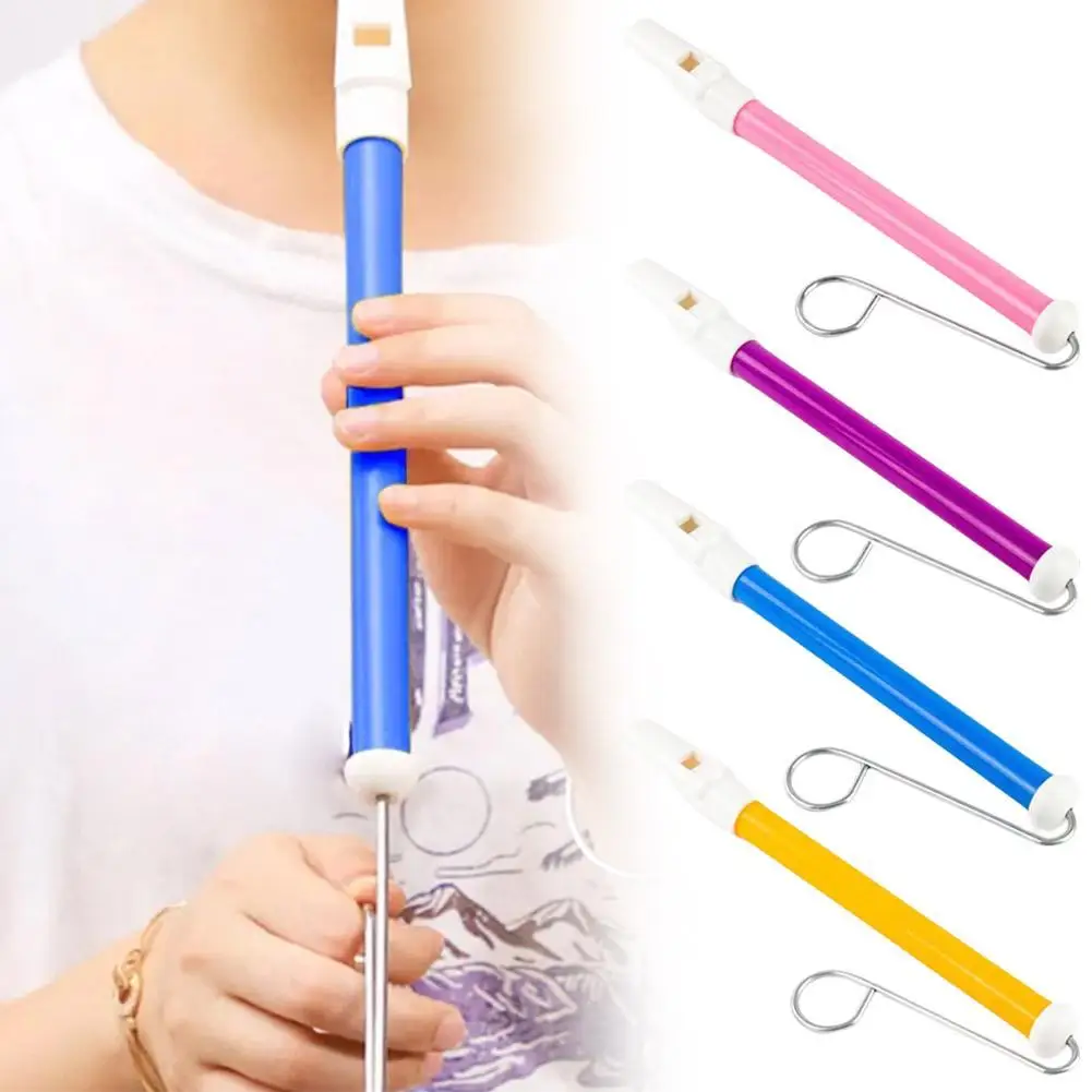 1 PC 9 นิ้วเลื่อนขลุ่ย Rod Whistle Instrument Push-Pull เครื่องดนตรีของเล่นเด็กเด็กชายและเด็กหญิงของเล่นดนตรี