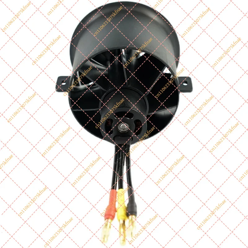 70mm 12-Blade EDF Brushless Inrunner Motor 2860 KV2200 for 6S RC Jet