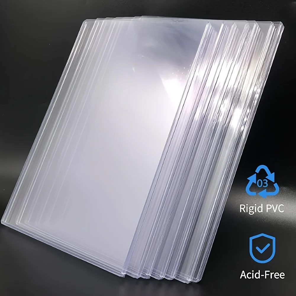 10pcs Comic Book Protectors Hard Storage Cases Collector's Card Holder Organizer Transparent Plastic Comic Book Protector Cases