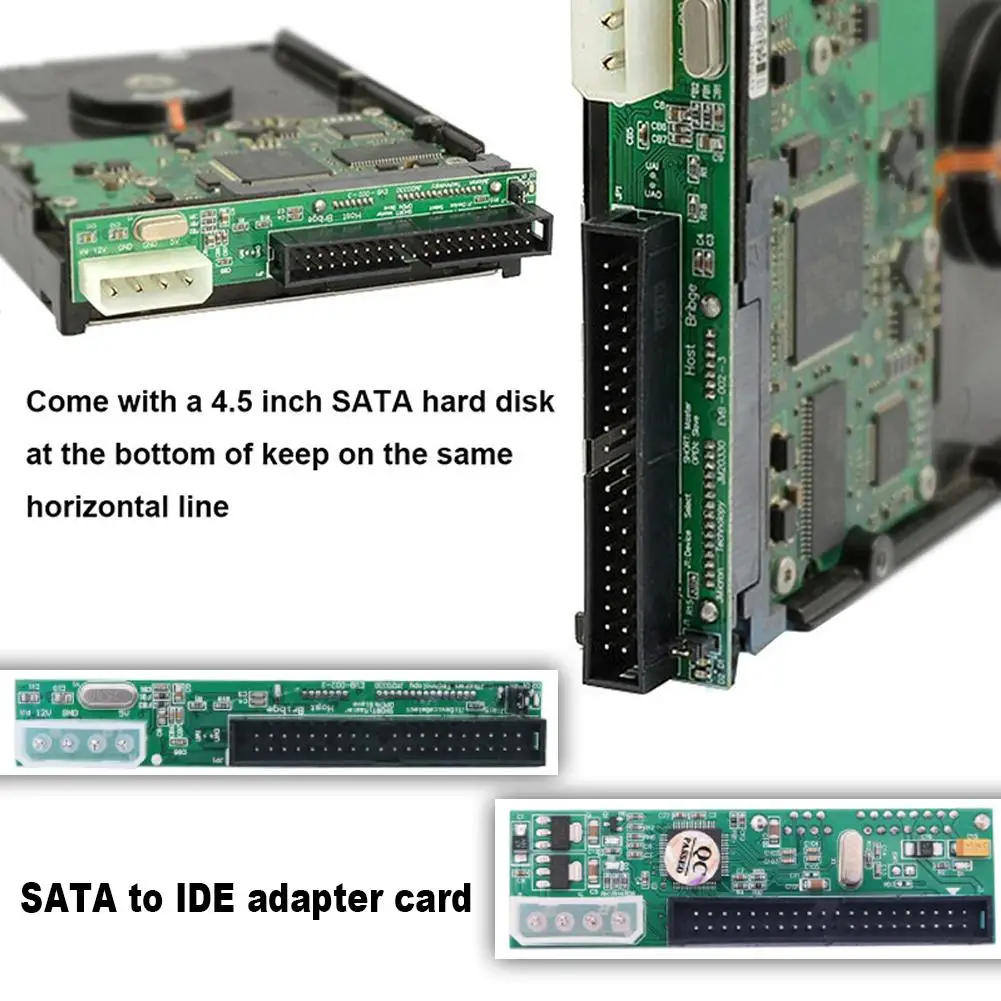 40-polige Ide-zu-Sata-Karte Festplatte optisches Laufwerk Rekorder Pata zu Sata serielle zu parallele Konvertierungs karte