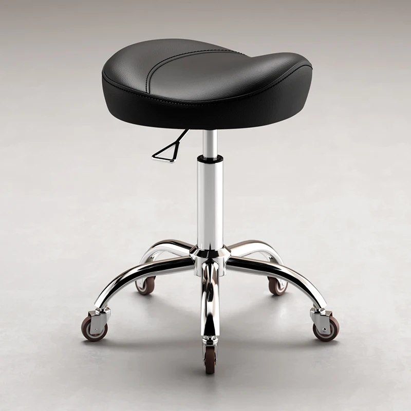 

Beauty Stool 360° Swivel Salon Chair for Hairdressers Adjustable Height Stylist Stool Salon Professional Nail Art Pedicure Chair