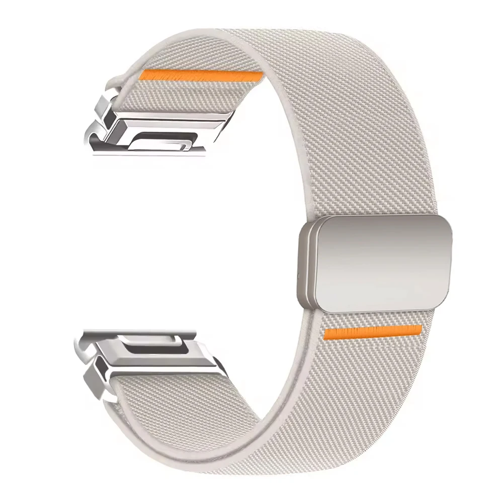 الفرقة ل Garmin Fenix 8 7 Pro 7S 6X 6 5X 5Plus Venu 3 47 مللي متر 41 مللي متر المغناطيسي النايلون سوار ساعة كوريا Forerunner حزام 22 مللي متر 26 مللي متر