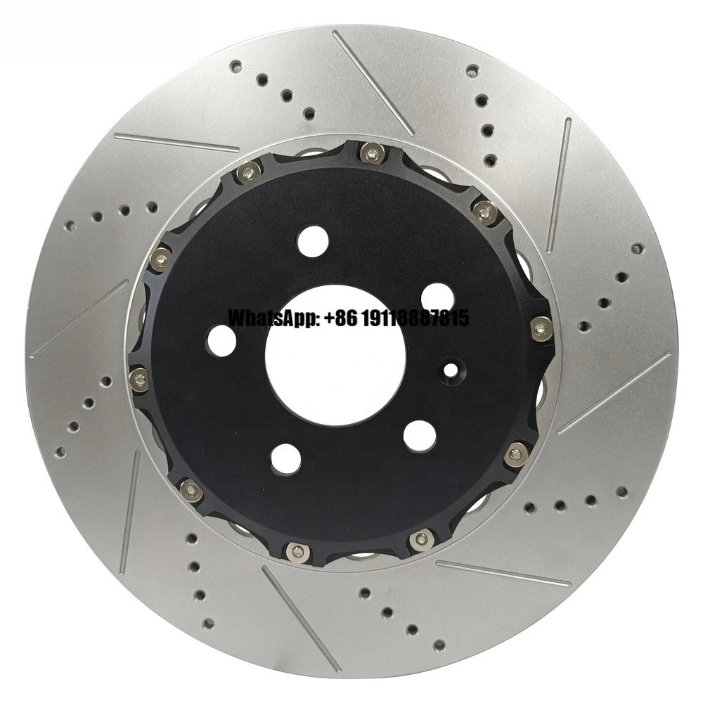 

Плавающий тормозной диск (ротор) OE 8W0 615 601 G, задний, составной (2 части), для Audi A5