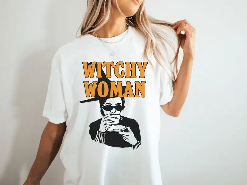 

Witchy Woman Shirt | Modern Witch Aesthetic Tee | Cute Halloween Outfit for Spooky Season