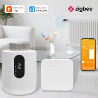 Tuya Smart Home Zigbee3.0 Thermostatic Valve Radiator ZigbeeThermostatic Valve Head Zigbee Thermostat Support Alexa Google Home