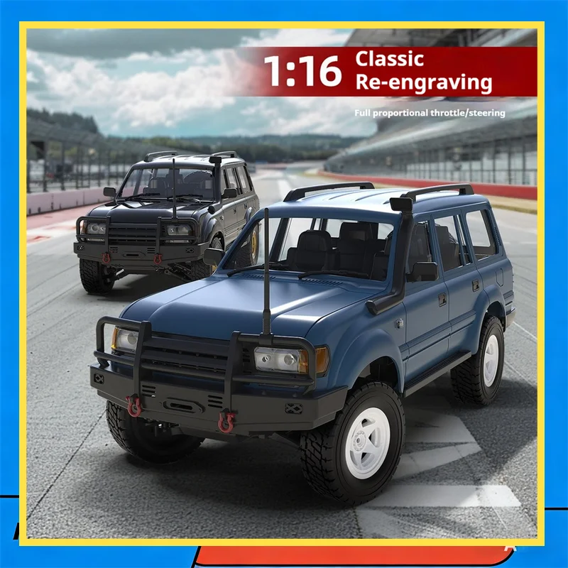 

Wpl D-54 Full Scale 2.4g Lc80 1:16 simulation Land Patrol 4wd Climbing Off Road Remote Control Toy Gift