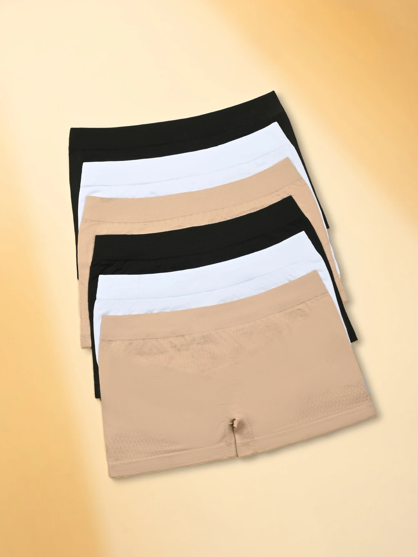 

3pcs/6pcs seamless polyester women's underwear breathable and comfortable stretch women's boxers briefs