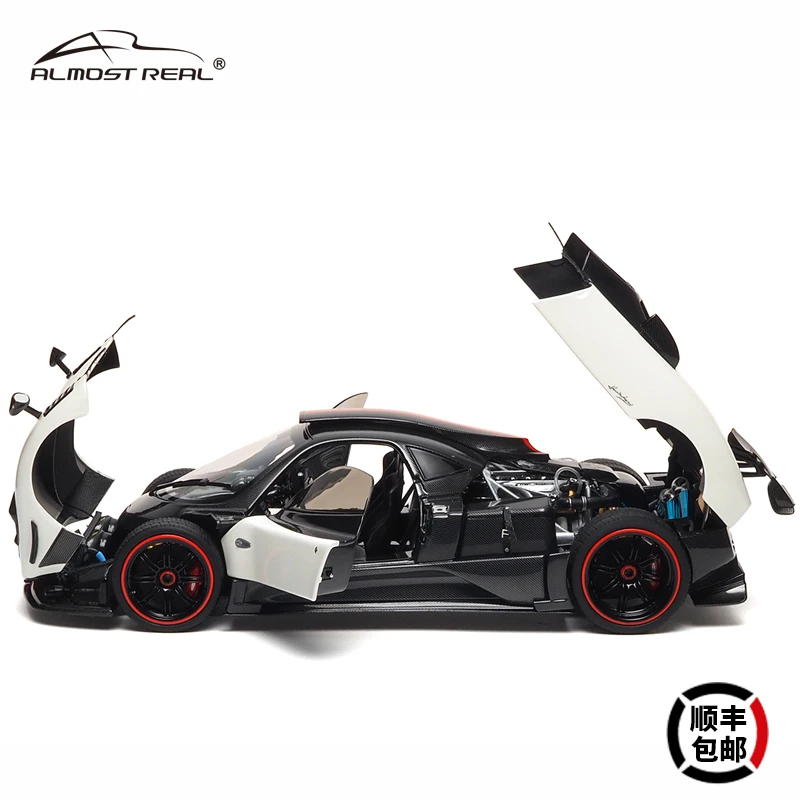 1:18 Pagani Zonda Cinque, alloy static miniature car fashion play, adult advanced collection display pieces of souvenirs.