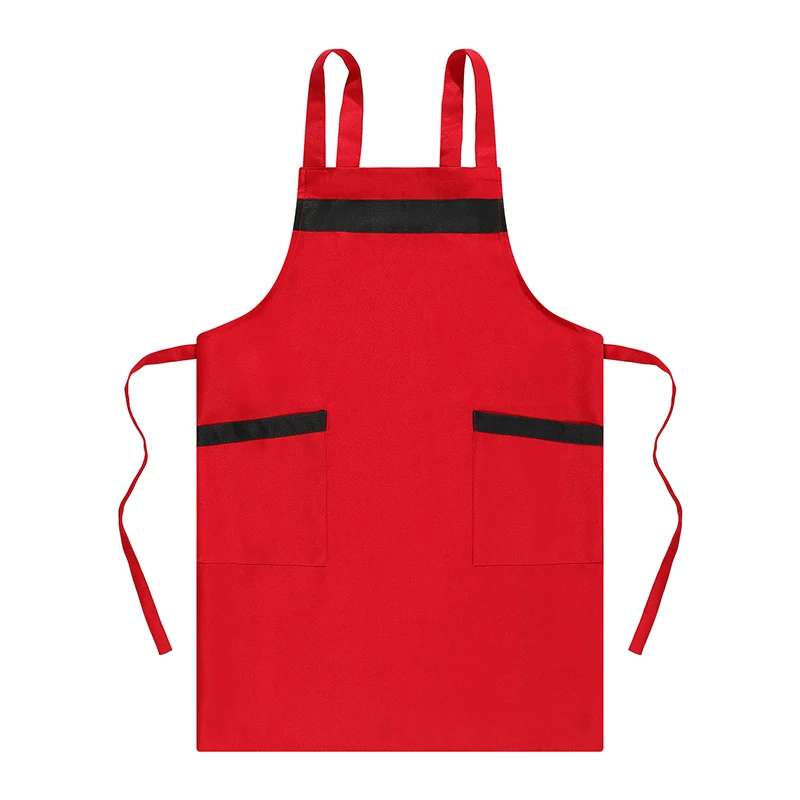 Anti Fouling And Wear-resistant Backpack Advertising Apron Customized LOGO Restaurant Hot Pot Restaurant Workwear Printing