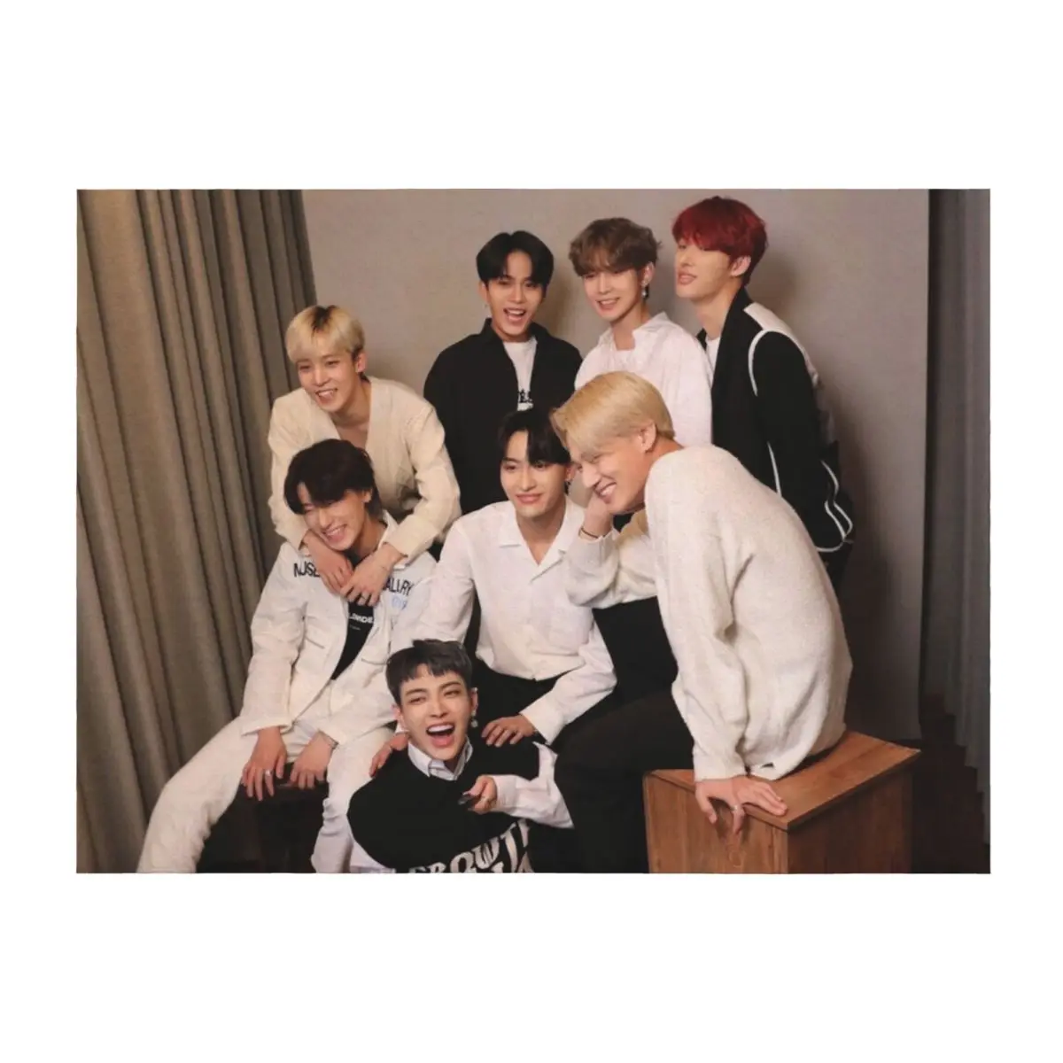 

ateez anniversary Throw Blanket Thermals For Travel Thin For Decorative Sofa Single Blankets