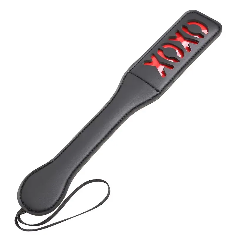 PU Leather Horse Whip, 32cm Equestrian Riding Crop with Slap Paddle End