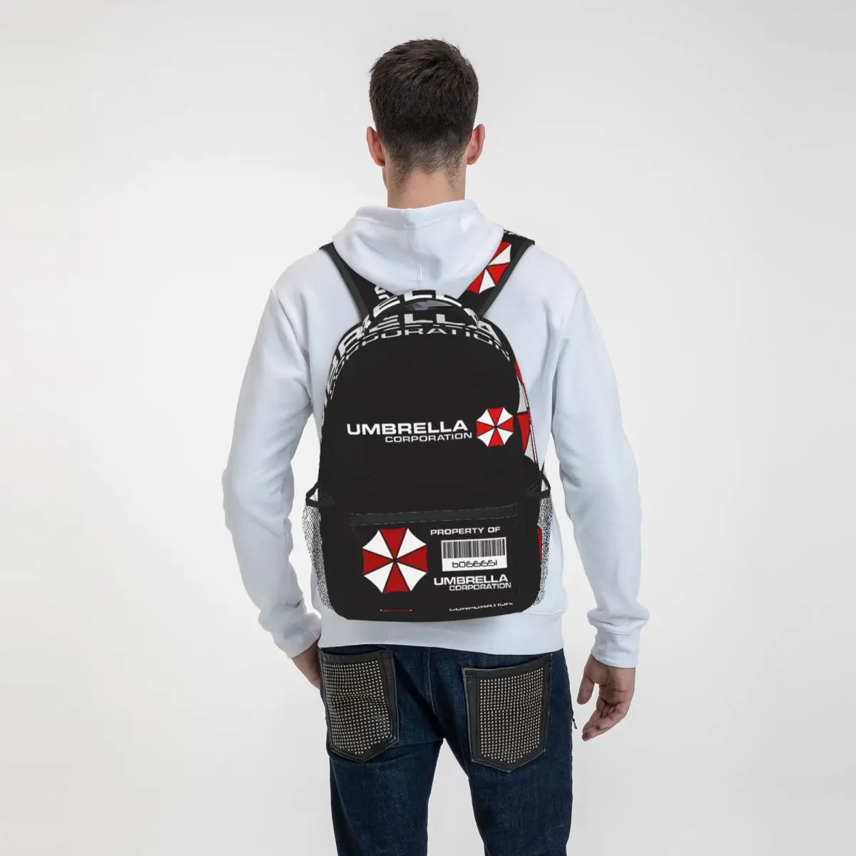 Black Students School Bags Umbrella Corporation Boy Girl Fashion Teens Books Backpack Soft Rucksack Unisex