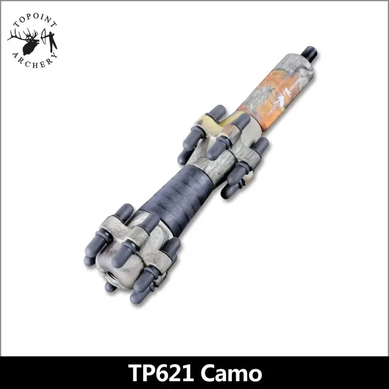TP621 6.5-inch Archery Compound Bow Stabilizer Balance Rod Detachable Damping System Vibration Reduction Shock