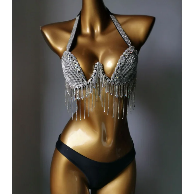

Body Jewelry Bra Chain Tassel Sexy Swimsuit Party Club Dance Body Accessory Attractive Chest Chain Women's Underwear Accessory