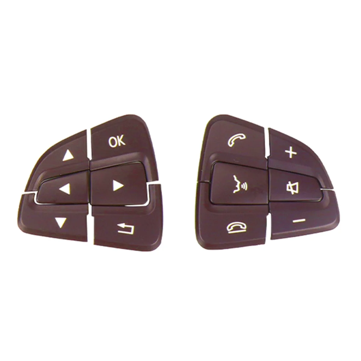 Multi-Function Steering Wheel Switch Buttons for AB GLA GLS W176 W246 W166 0999050600 0999050700 Brown